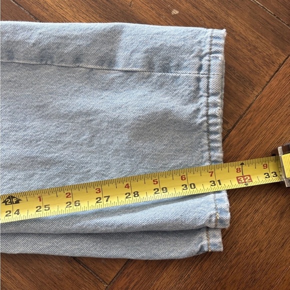 Levi’s 501 Jeans Mens 30x32 Straight Big E Button Fly Light Wash Premium Classic - Picture 11 of 14